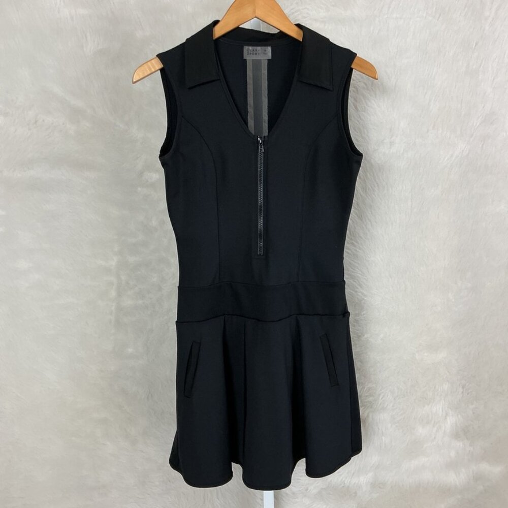 Olaya Sport Sleeveless Align Sheer Mesh Golf Dress M Tall